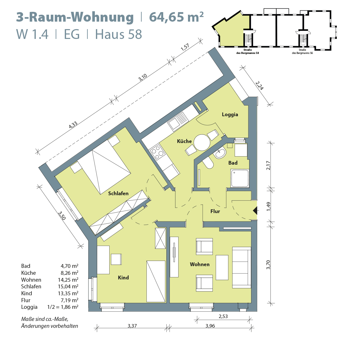Wohnung 1.4