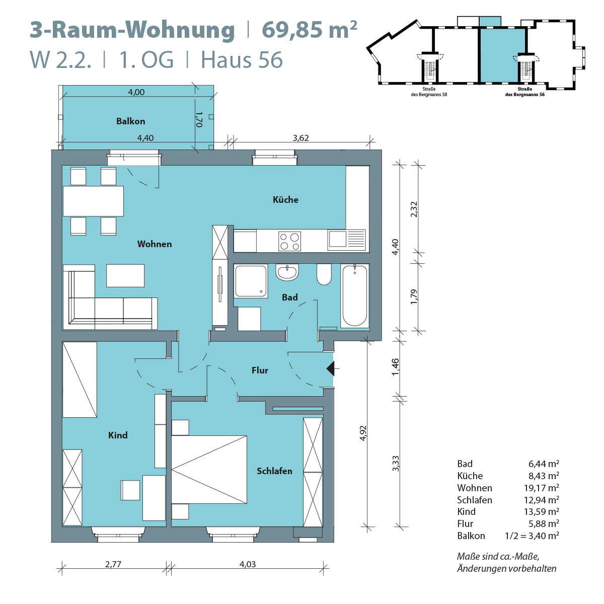 Wohnung 2.2